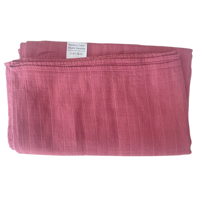 Anvi baby Knotted Beanie & Swaddle Set-Purple Rain