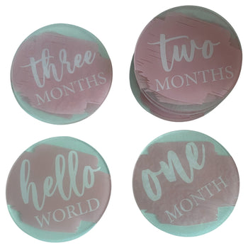 Stork+Sweet-Monthly-Baby-Girl-Milestone-Acrylic-Cards-1-2