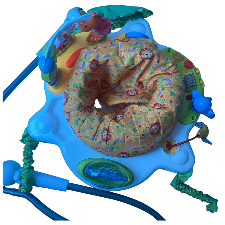 Little Learners Jungle Jumper With Lights & Music - Multicolor