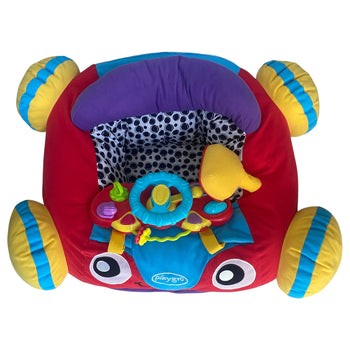 Playgro Music & Lights Comfy Car Playgym- Red