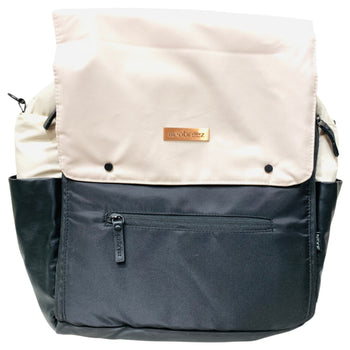 Neobreez-NIXE-Multifunctional-Diaper-Backpack-Beige-Black-1-2