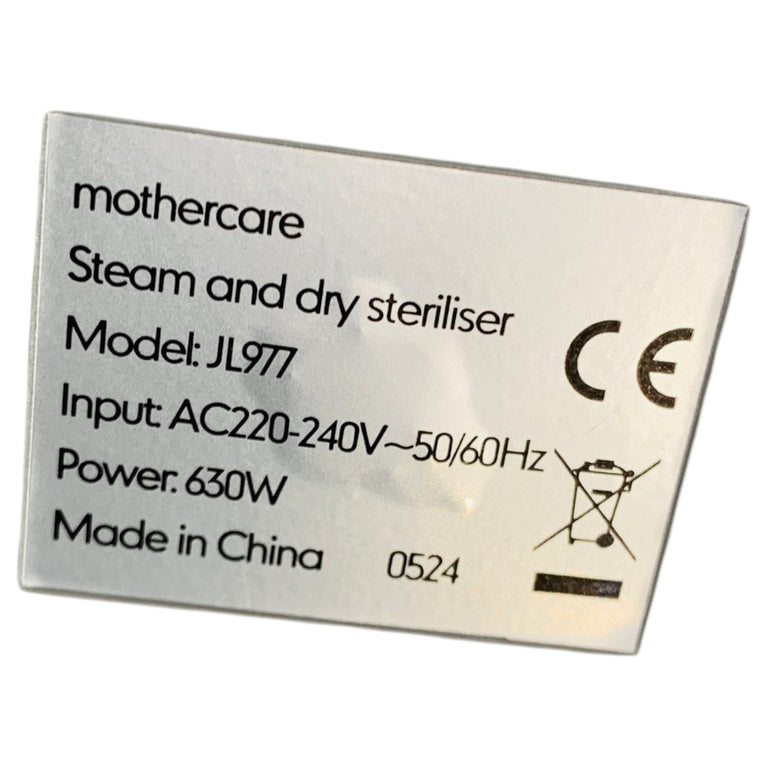 Mothercare-Electric-Steam-Sterilizer-&-Dryer-1-7