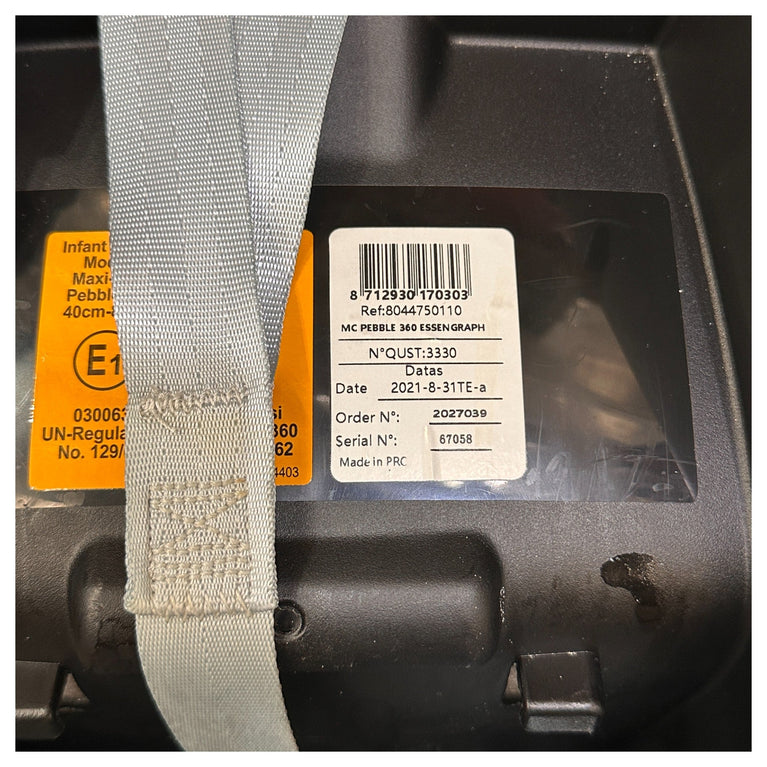 Maxi-Cosi Pebble 360 Car Seat - Essential Graphite