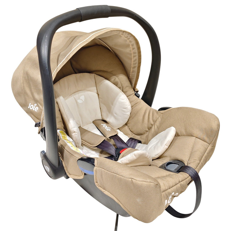 Joie-Gemm-Infant-Car-Seat-w/-Car-Seat-Adapter-Sandstone-1-2