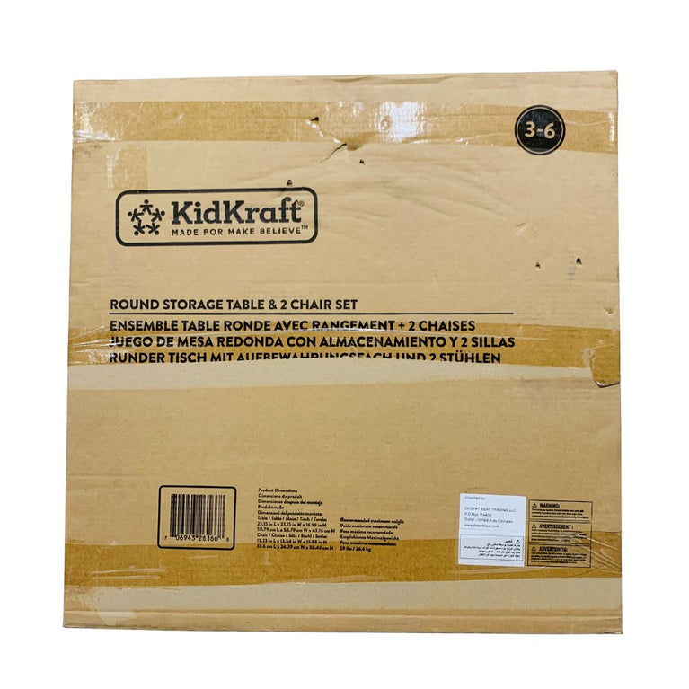 Kidkraft-Round-Storage-Table-&-2-Chair-Set-Grey-&-White-1-10
