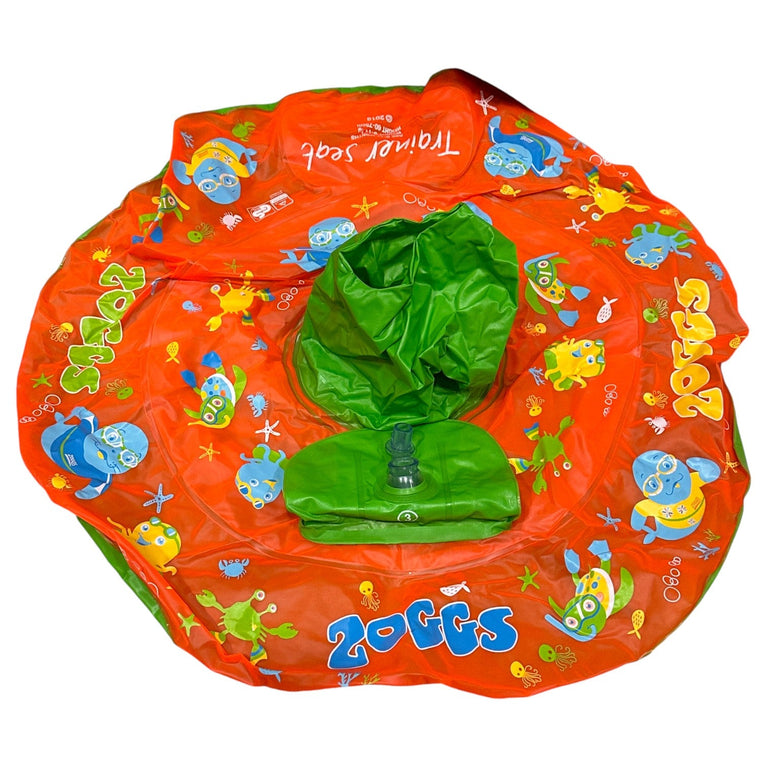 Zoggs-Baby-Floater-Orange/Green-1-3