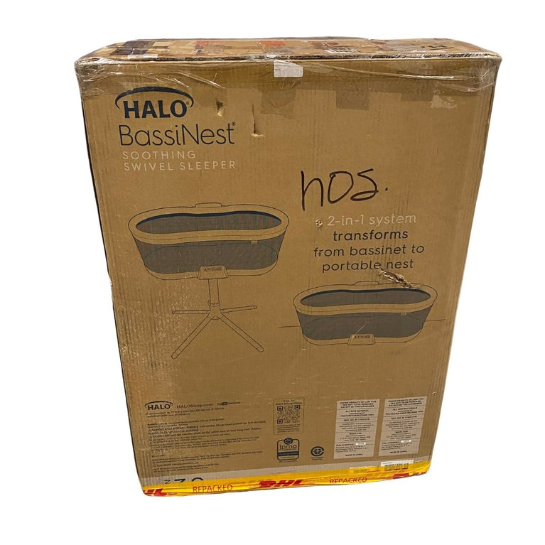 Halo Swivel Sleeper BassiNest 3.0 - White