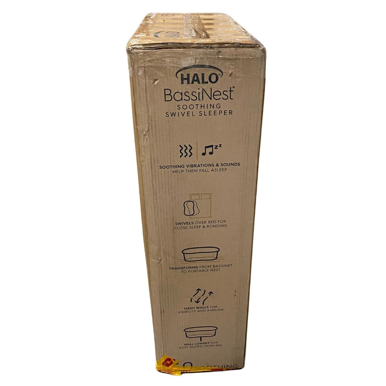 Halo Swivel Sleeper BassiNest 3.0 - White