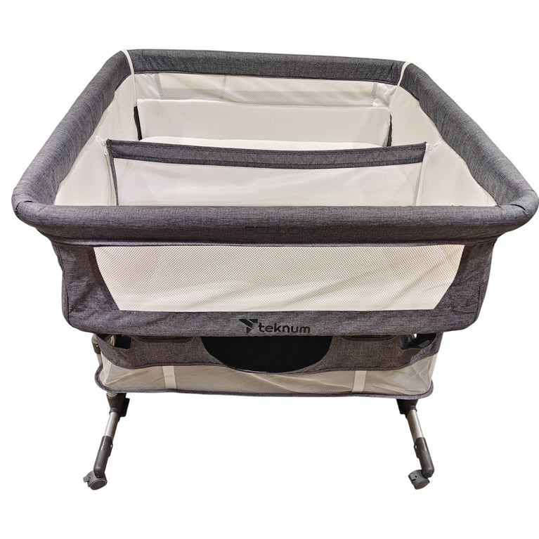 Teknum-Twin-Bedside-Fellow-Crib-Grey-2-3