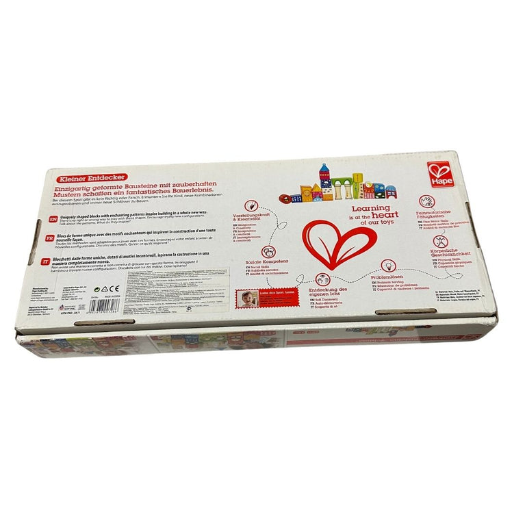 Hape Fantasia Block Castle Wooden Building Blocks