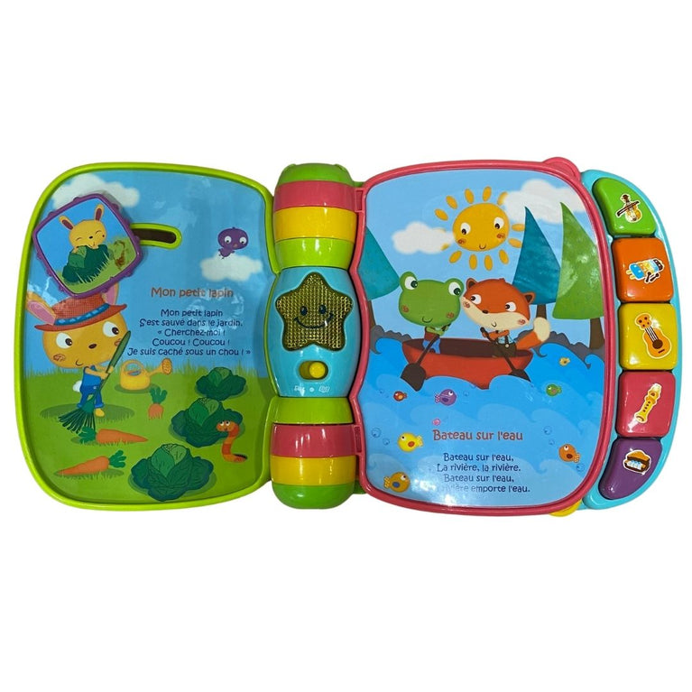 VTech Musical Rhymes Book - Version Francaise (Do Re Mi Super Livre Enchante)