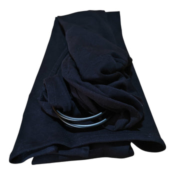 Mama-Hangs-Organic-Cotton-Baby-Sling-Black-1-1