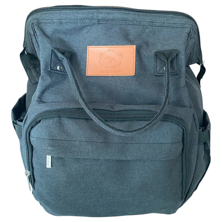 Keababies-Diaper-Backpack-with-Diaper-Mat-Trendy-Black-1-3