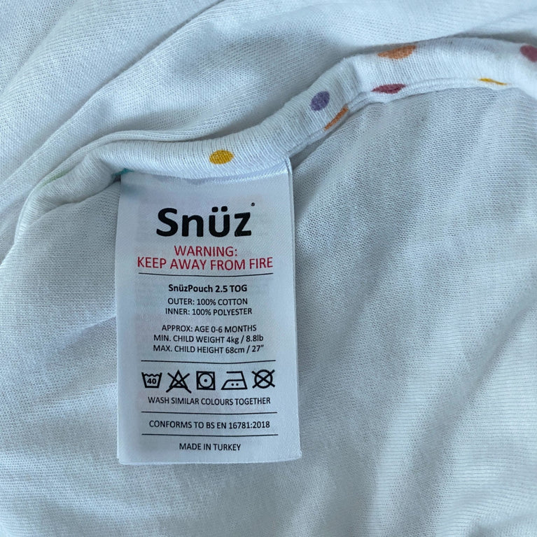 Snuz-SnuzPouch-0-6-Months-Baby-Sleeping-Bag-Mono-Spots-2-4