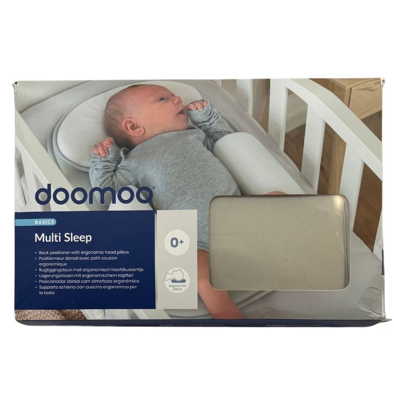 Doomoo Basics Multi Sleep Pod With Pillow - Grey