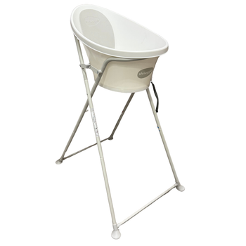Shnuggle Baby Bath Plus Stand - Grey / White