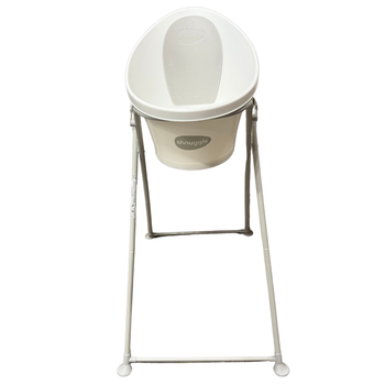 Shnuggle Baby Bath Plus Stand - Grey / White