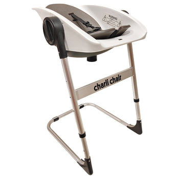 CharliChair-2-in-1-Baby-Shower-Chair-Brown/-White/Silver-1-1