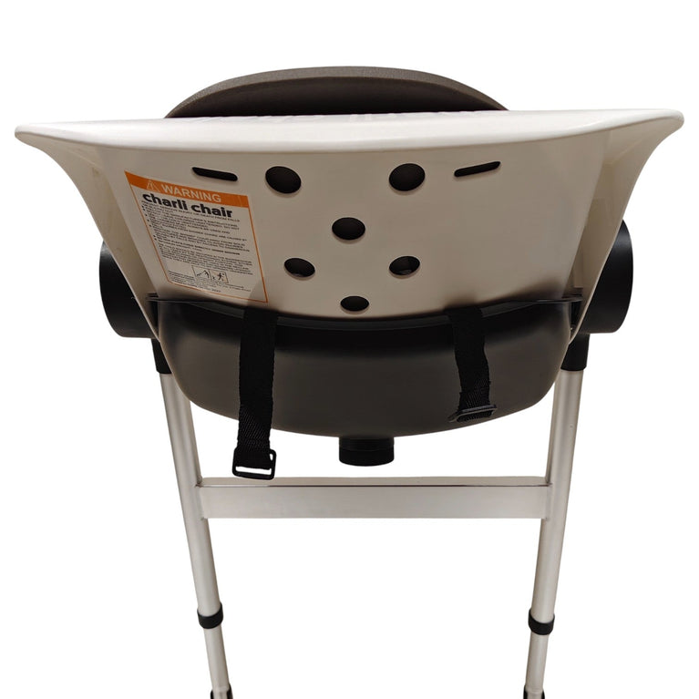 CharliChair-2-in-1-Baby-Shower-Chair-Brown/-White/Silver-1-6