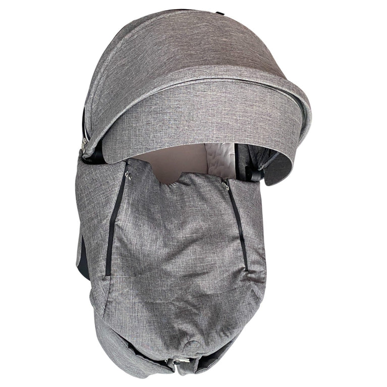 Stokke V6 xplory Stroller and Bassinet - Grey-1-10