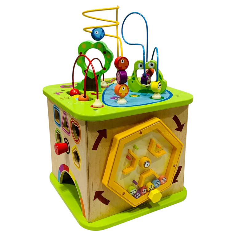 Hape-Country-Critters-Wooden-Activity-Play-Cube-Multicolor-1-1