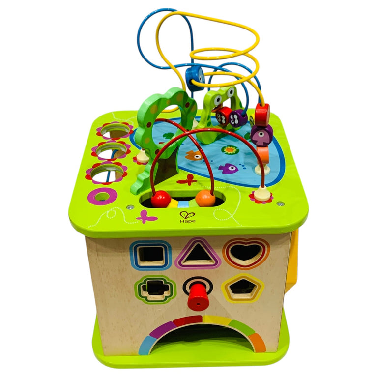 Hape-Country-Critters-Wooden-Activity-Play-Cube-Multicolor-1-7