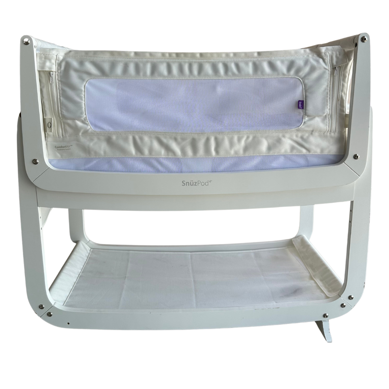 Snuz SnuzPod 4 Crib with 2 Fitted Sheets - White