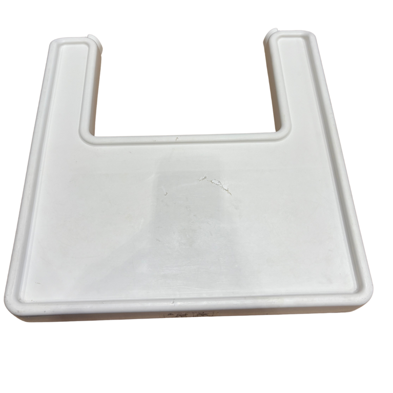 IKEA ANTILOP Highchair with Safety Belt + Tray - White & Silver