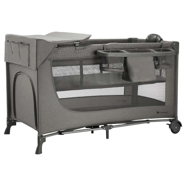 Kinderkraft-JOY-2-Travel-Cot-Grey-1-1