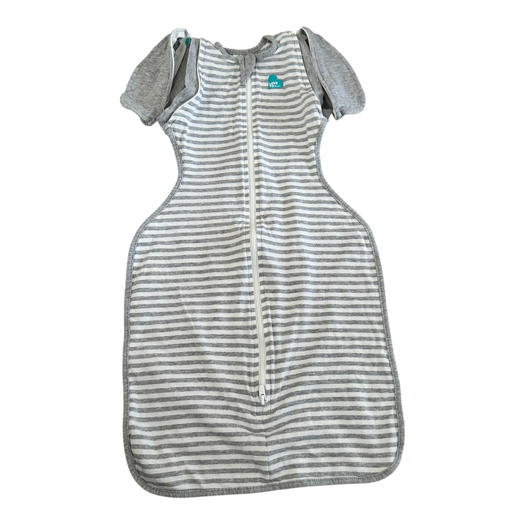 Love To Dream Swaddle Up Transition Bag Bamboo Original - Size 00 Medium (6-8.5 kg) 1 TOG - Stripes