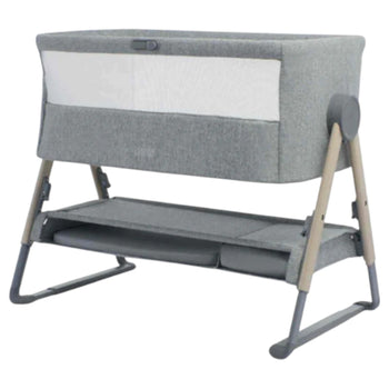Mamas & Papas Lua Bedside Crib - Grey