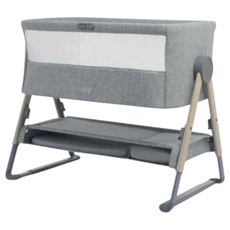 Mamas & Papas Lua Bedside Crib - Grey