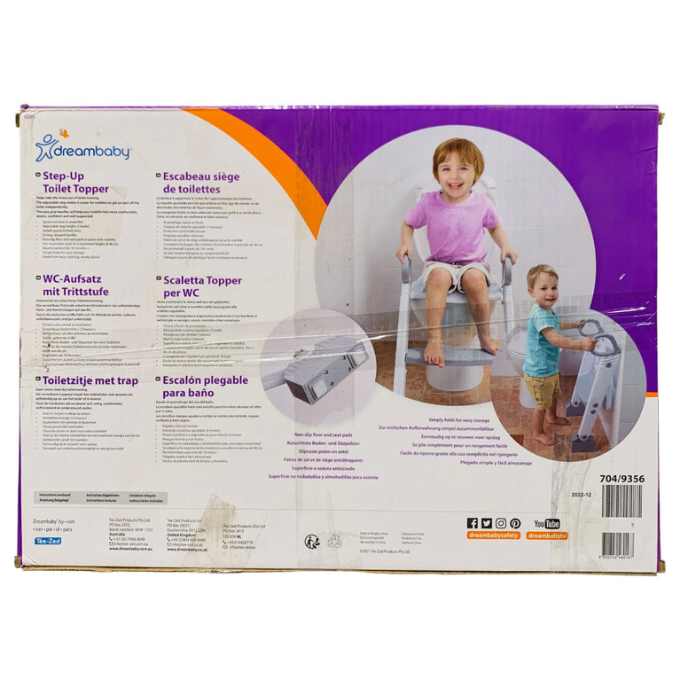 Dream-Baby-Step-Up-Toilet-Topper---Grey/White-1-4