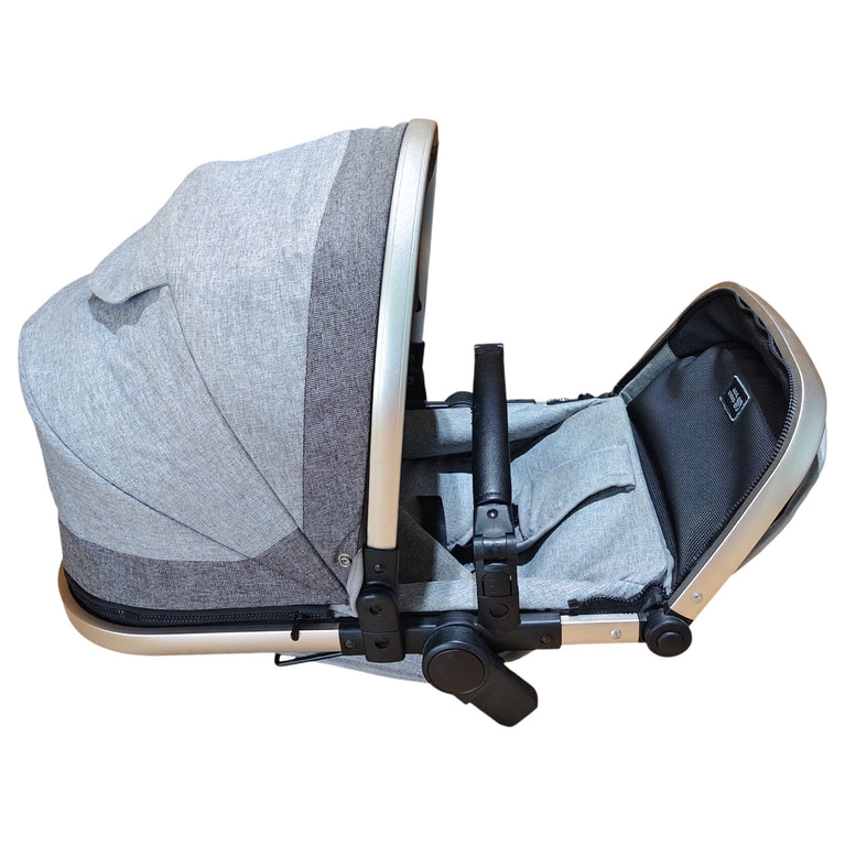 Kikkaboo Irene 3-in-1 Stroller System - Grey/Silver