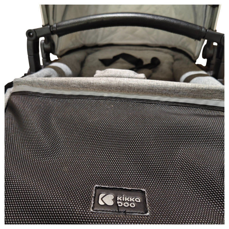 Kikkaboo Irene 3-in-1 Stroller System - Grey/Silver