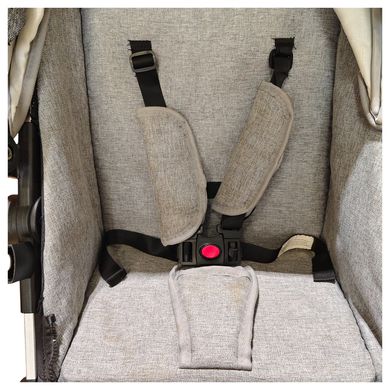 Kikkaboo Irene 3-in-1 Stroller System - Grey/Silver