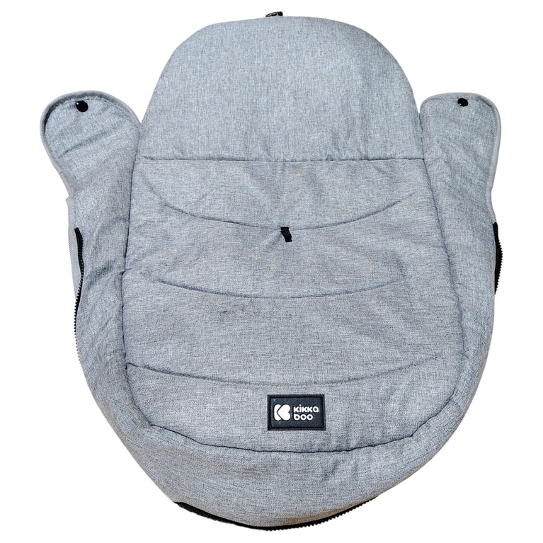 Kikkaboo Irene 3-in-1 Stroller System - Grey/Silver