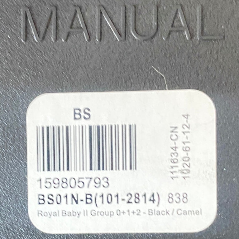 Juniors-Royal-Convertible-Baby-II-Car-Seat-Black/Camel-1-8