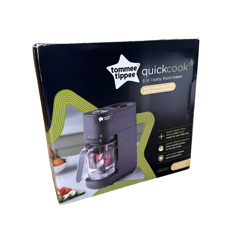 Tommee Tippee Quick Cook 6-in-1 Baby Food Maker - Black - 500 ml