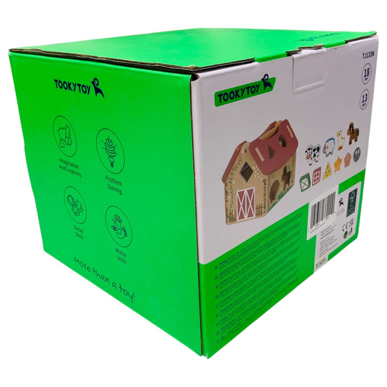 Little Chus Shape Sorter Barn