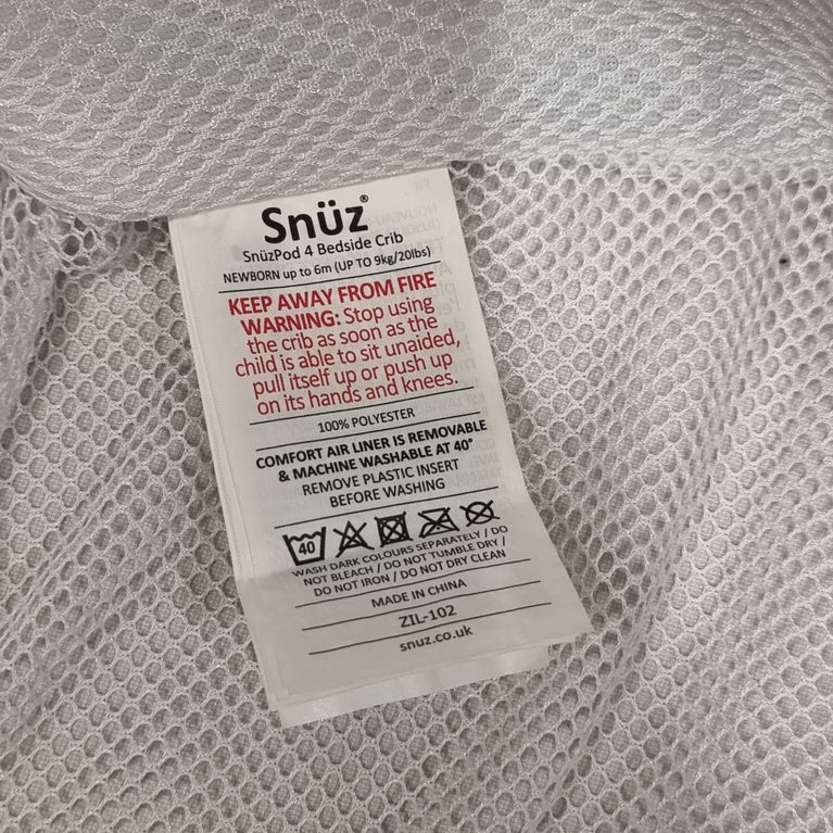 Snuz-SnuzPod4-Bedside-Crib-Slate-Grey-1-7