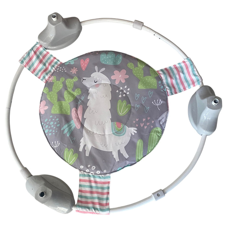 Little-Learners-Llama-Baby-Jumper-360°-Rotating-Activity-Centre-with-Sensory-Crinkle-Mat-Multi-Color-1-7