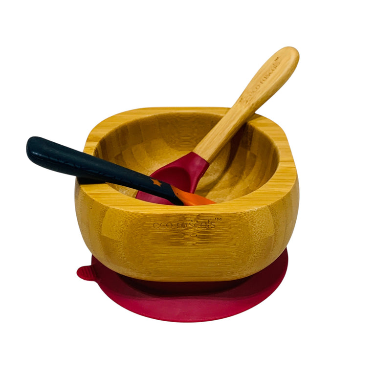 Eco-Rascal-Bamboo-Suction-Bowl-&-Spoon-Set-Red-1-2