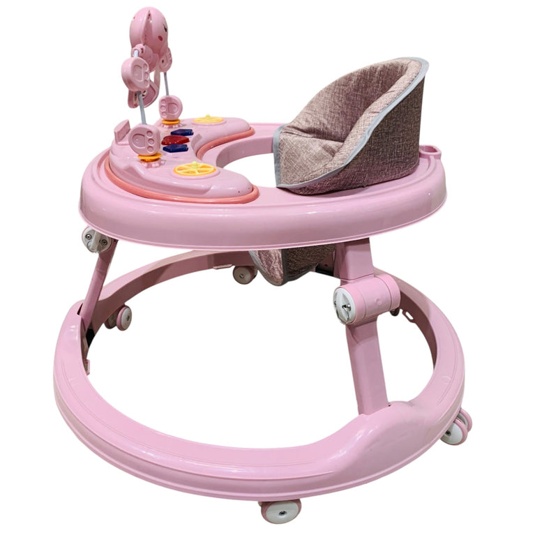 Fab-N-funky-Stylish-Roll-and-Learn-Baby-Activity-Walker-Cushioned-Seat-Pink-1-7