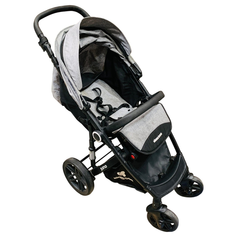 Kikkaboo-Pushchair-Stroller-Juno-Black/Grey-1-1