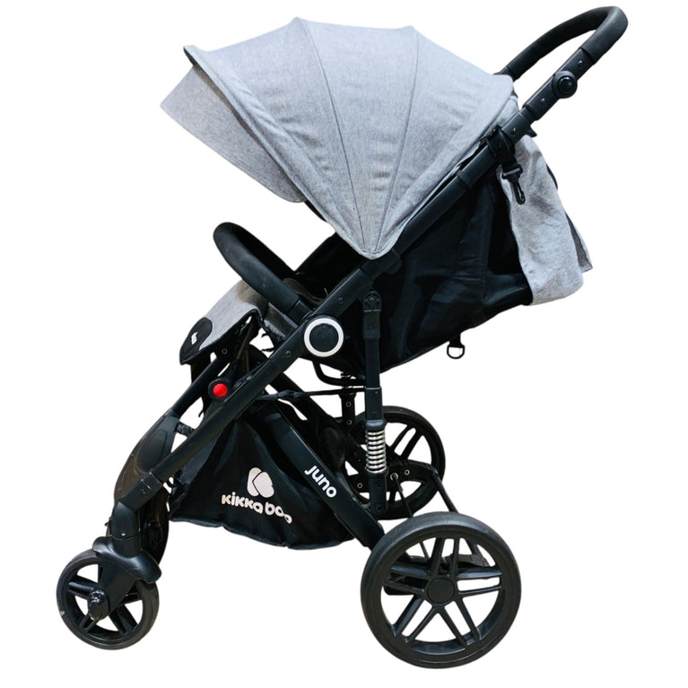 Kikkaboo-Pushchair-Stroller-Juno-Black/Grey-1-4