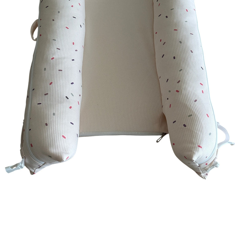 Giggles-Waffle-Texture-Sleeping-Bag-with-Mosquito-Net-Pink-1-4