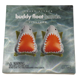 Sunny Life Kids Shark Attack Buddle Float Arm Bands - Green (3-6Y)