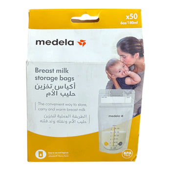 Medela Easy Pour Breast Milk Storage Bags - Pack of 50
