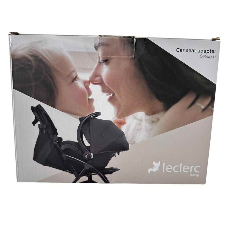 Leclerc Car Seat Adapters (Universal Connection for Strollers) - Black